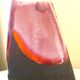 Raku ceramic vase, brutalist, gilded, design by Tony Evans