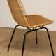 Vintage "Italia 100" model chair by Rotanhuis in woven wicker, 1950s