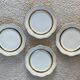 4 Nardon Lafarge porcelain dessert plates