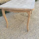 Louis XV style oak table stripped and left in natural wood