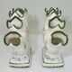 Pair vase soliflore faience/vintage