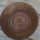 Wooden fruit bowl