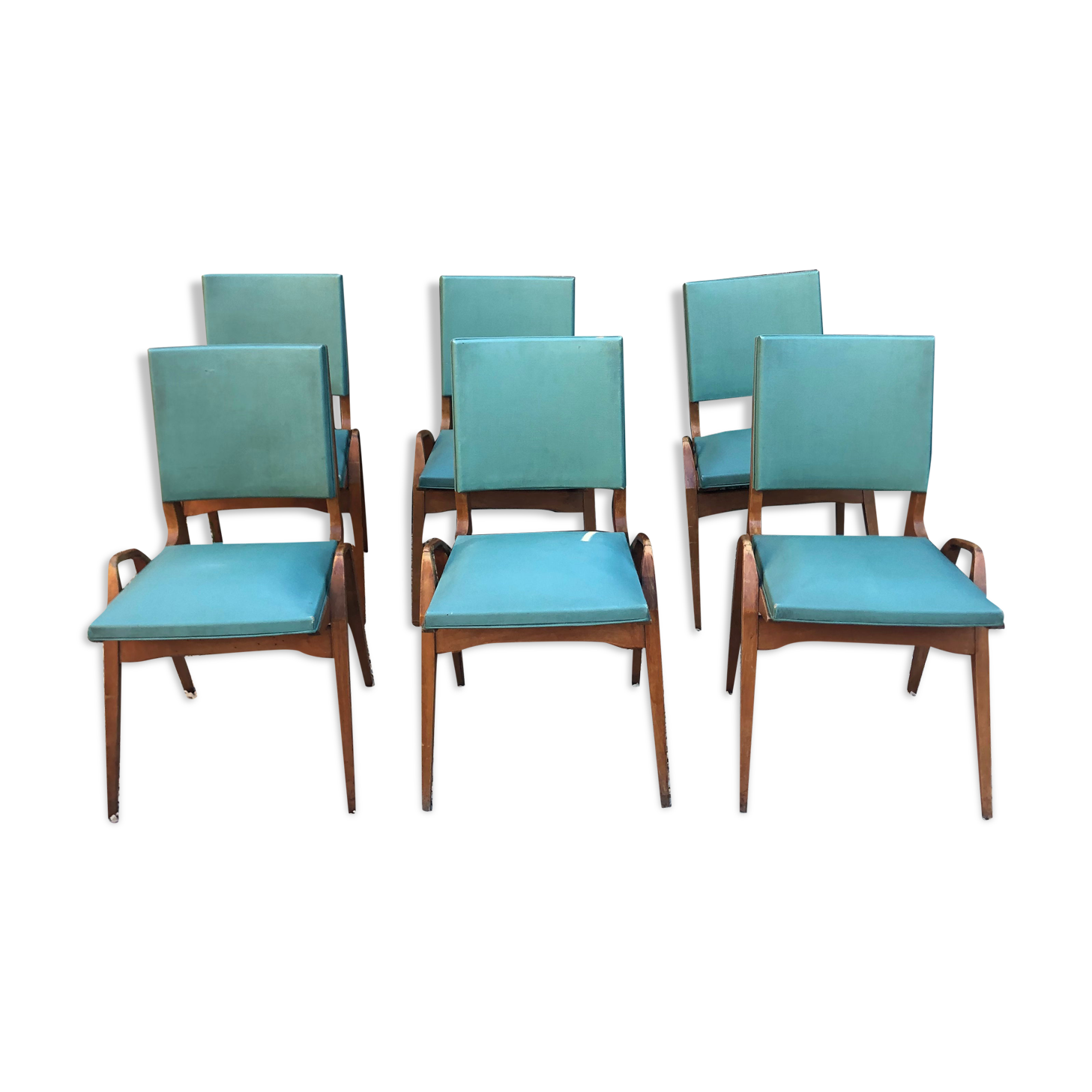 Set of 6 Maurice Pré chairs