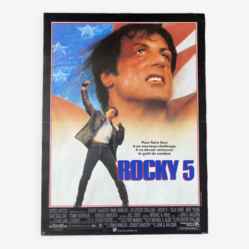Original cinema poster "Rocky V" Sylvester Stallone 40x60cm 1990