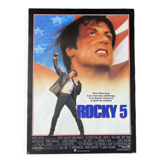 Original cinema poster "Rocky V" Sylvester Stallone 40x60cm 1990