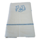 Antique linen/mixed sheet with embroidery