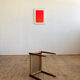 Danish midcentury walnut stool, model 80A by Niels O. Møller with papercord seat