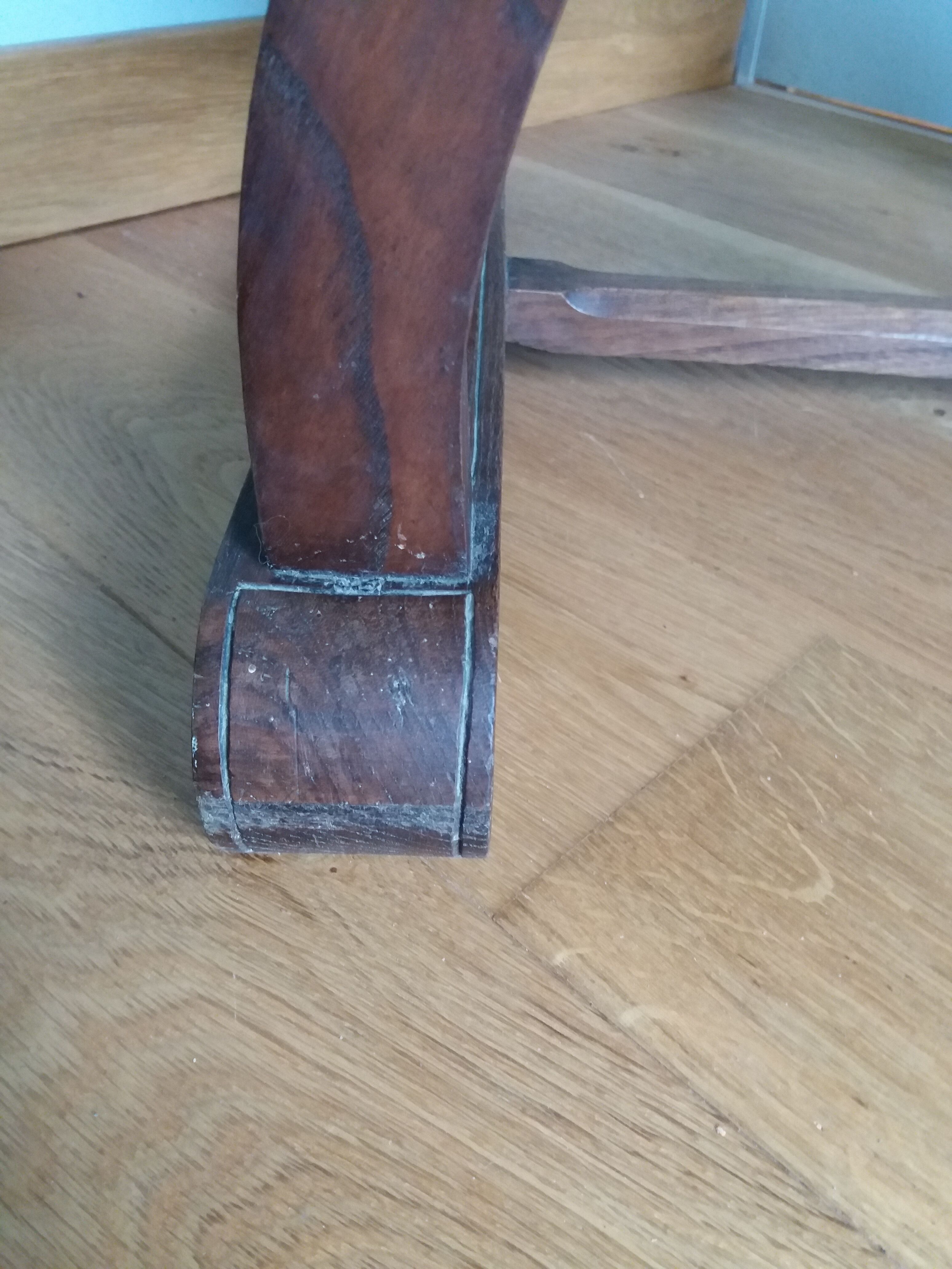 Armchair Curule Dagobert wood and rattan canning