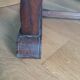 Armchair Curule Dagobert wood and rattan canning