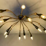 Mid-Century Modern Starburst Ceiling Lamp