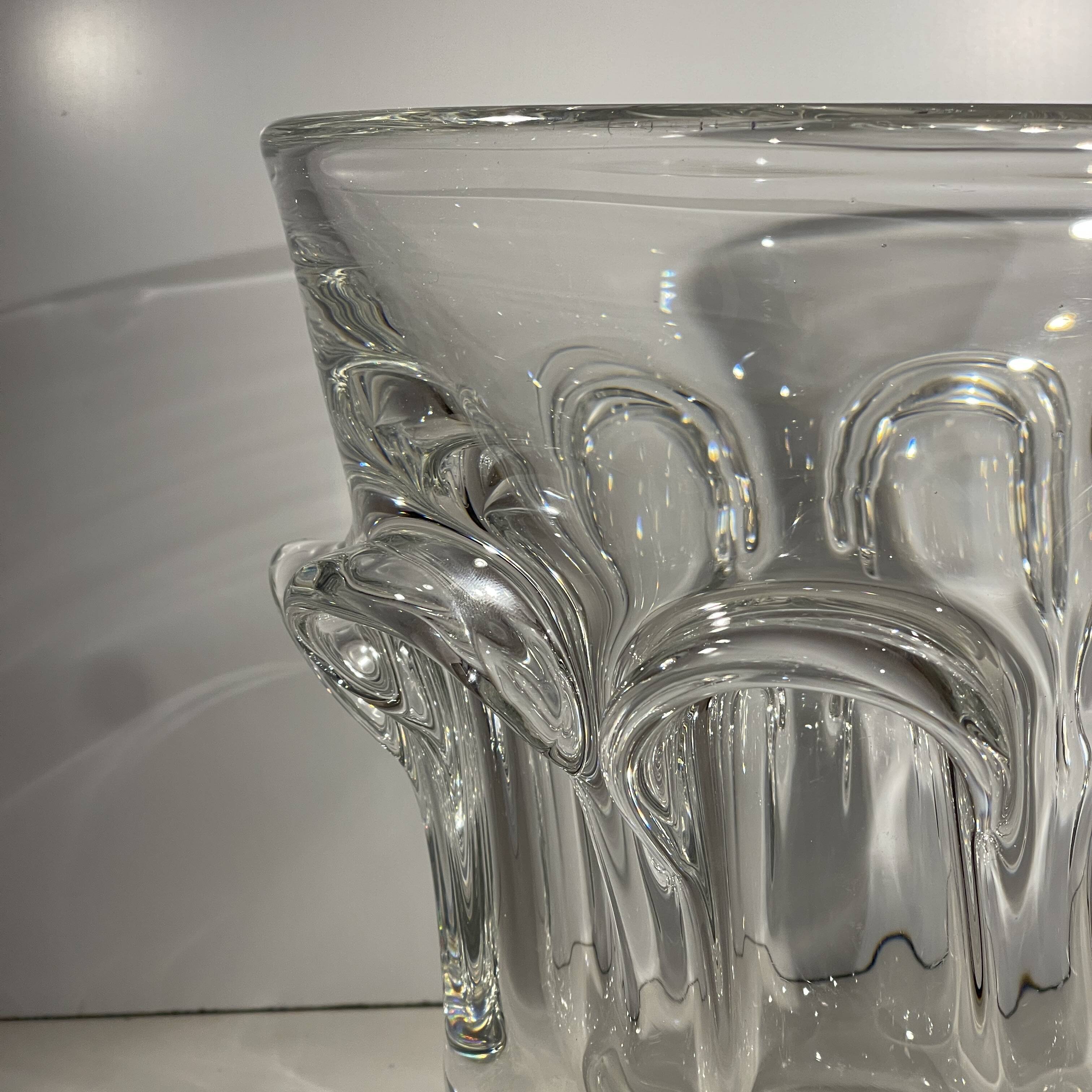 Antonio - Guido Bon / Val Saint Lambert, crystal champagne bucket, 50-60