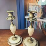 Pair of candle holders early 20th