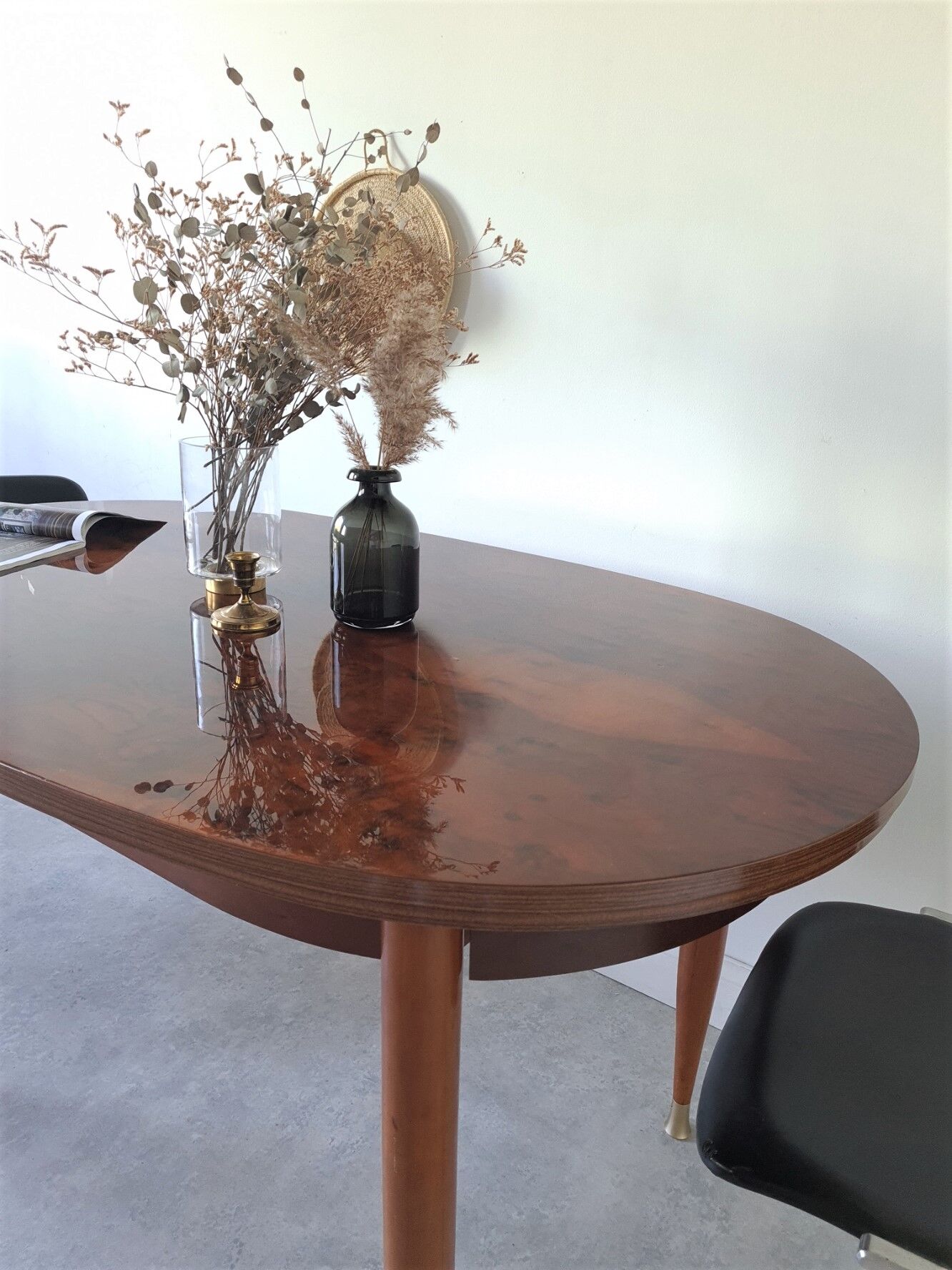 Table scandinave à rallonges