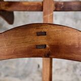 Oak coat rack, France, early 20th century