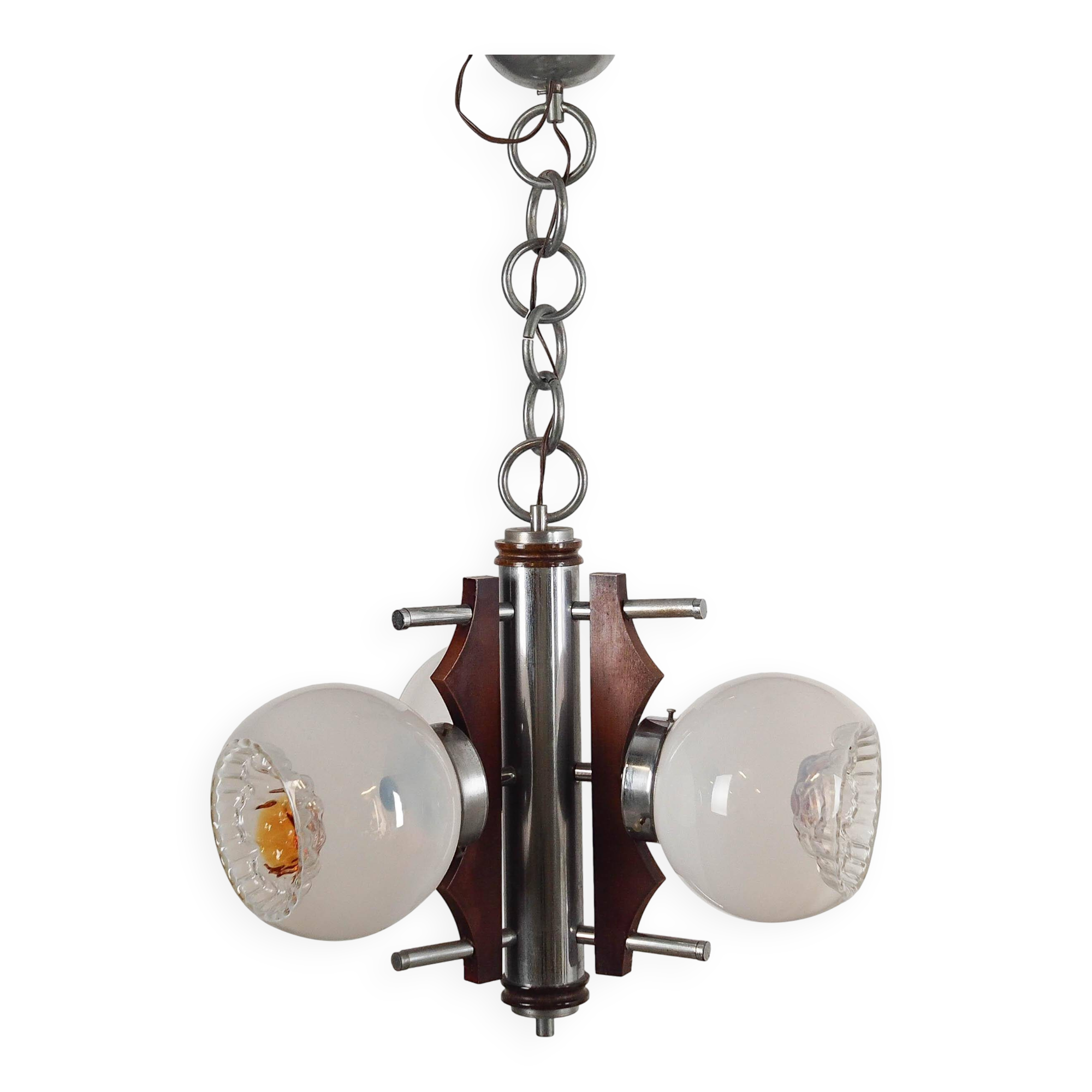 Pendant lamp, Murano glass, Italian design, 1970s, production: Italy