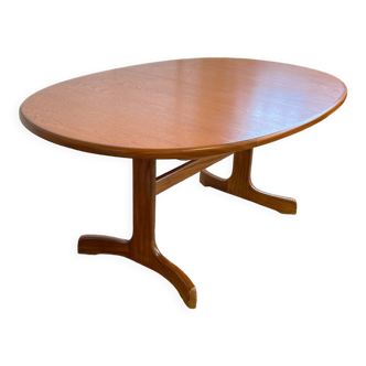Table ovale à rallonge papillon