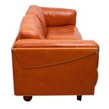 Stunning Leather 2.5 seater Sofa design by Pierluigi Cerri for poltrona fra