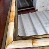 Vintage brass mirror