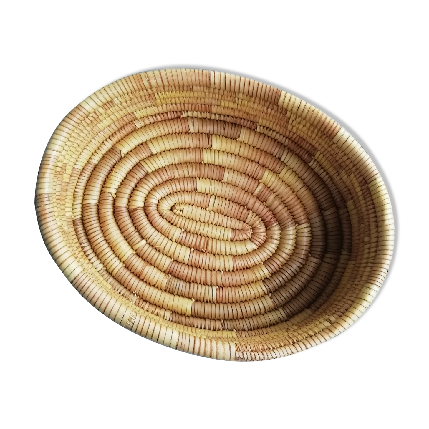 Palm leaf basket