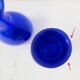 Pair of cobalt blue blown glass vases or carafes from the 1960s.