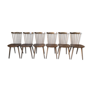 suite de 6 chaises bistrot