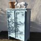 Vintage blue Parisian buffet