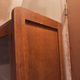 Antique wooden display cabinet – vintage spirit / 1950s