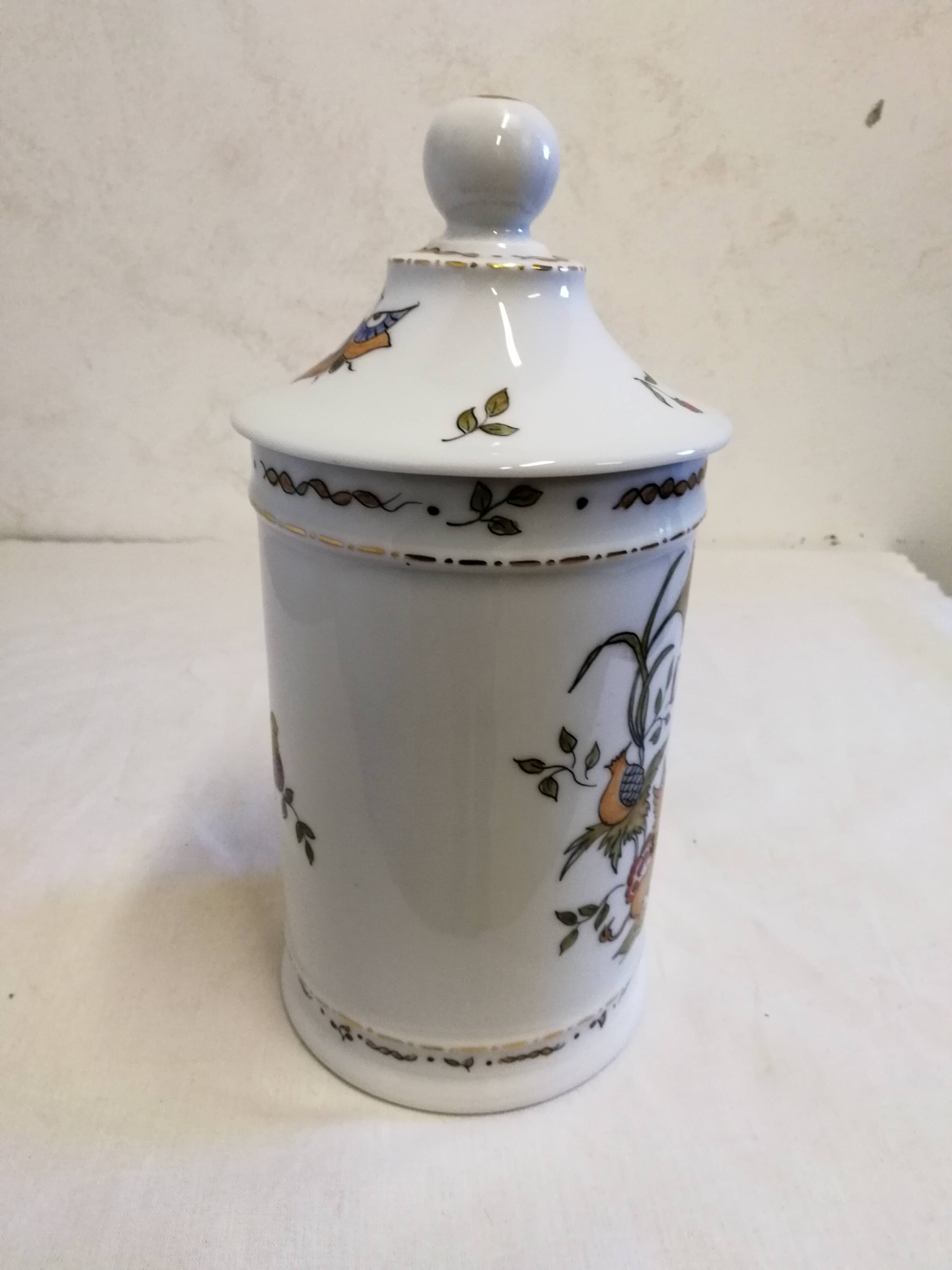 Old Digitalis Porcelain Medicine Jar