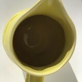Yellow pitcher bird earthenware Vercor light relief