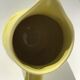 Yellow pitcher bird earthenware Vercor light relief