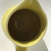 Yellow pitcher bird earthenware Vercor light relief