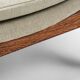 Fauteuil lounge en wengé de milieu de siècle
