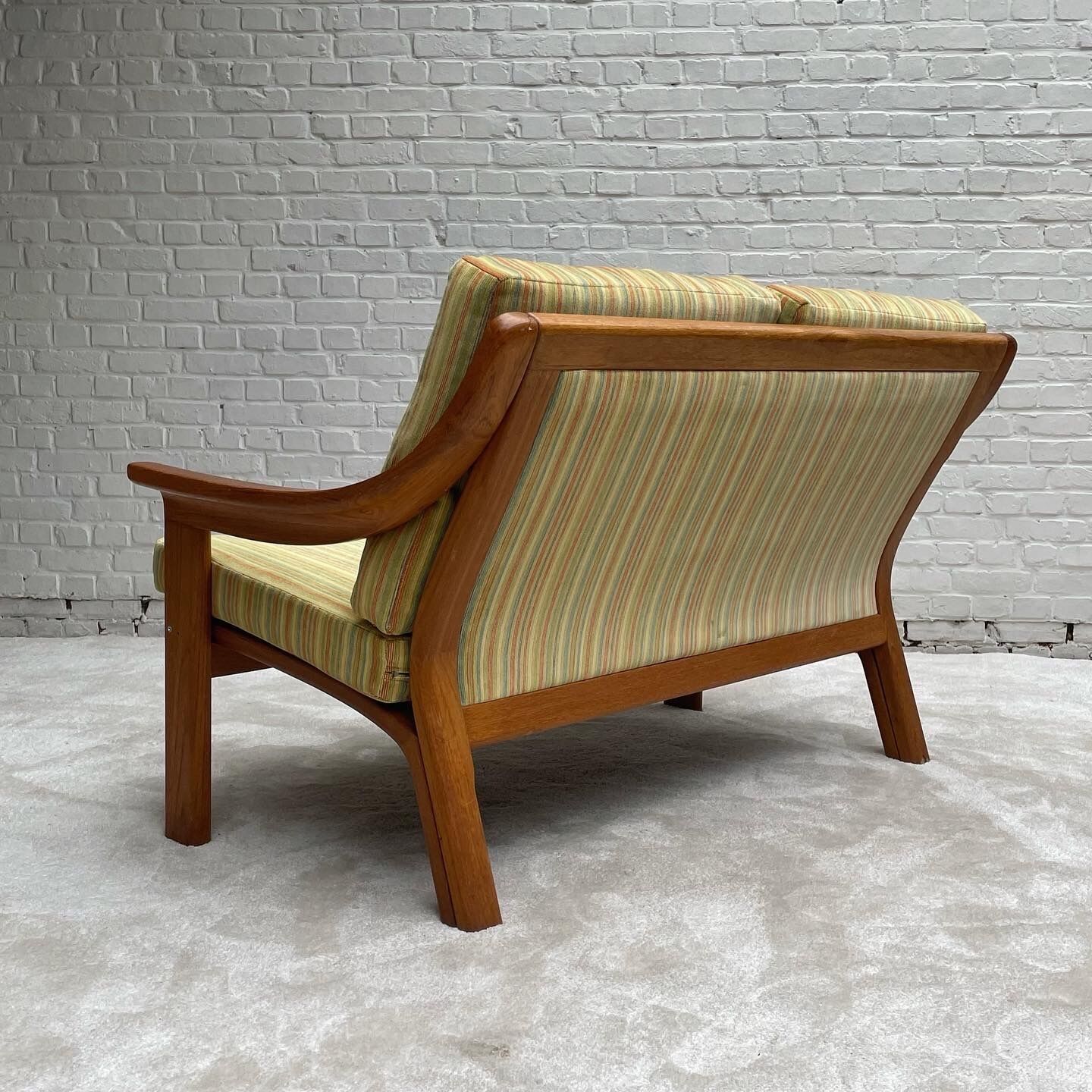 Danish teak 2 seater sofa