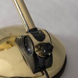 Vintage golden table lamp from the 60s ufo model aluminor design