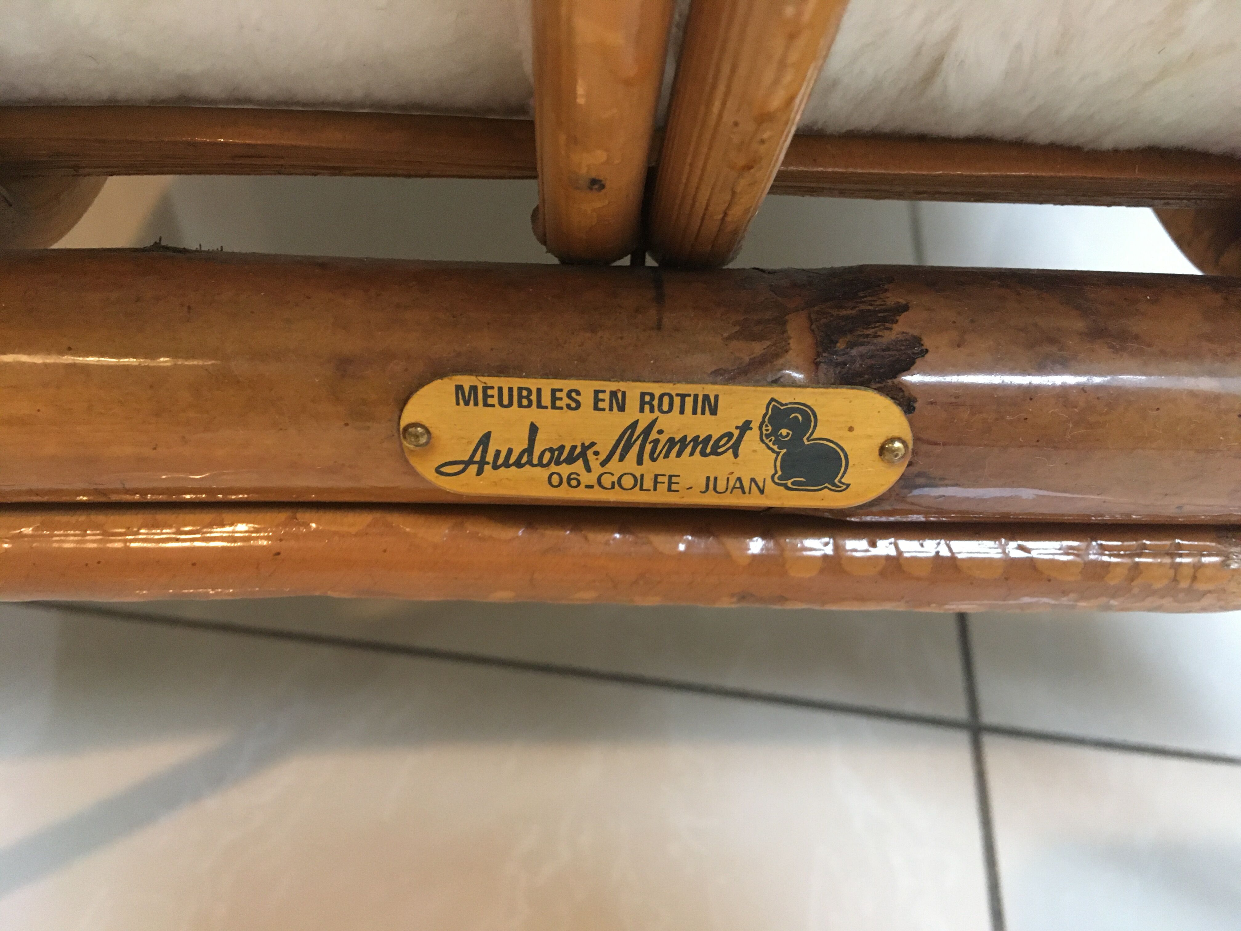 Armchair by Audoux & Minnet