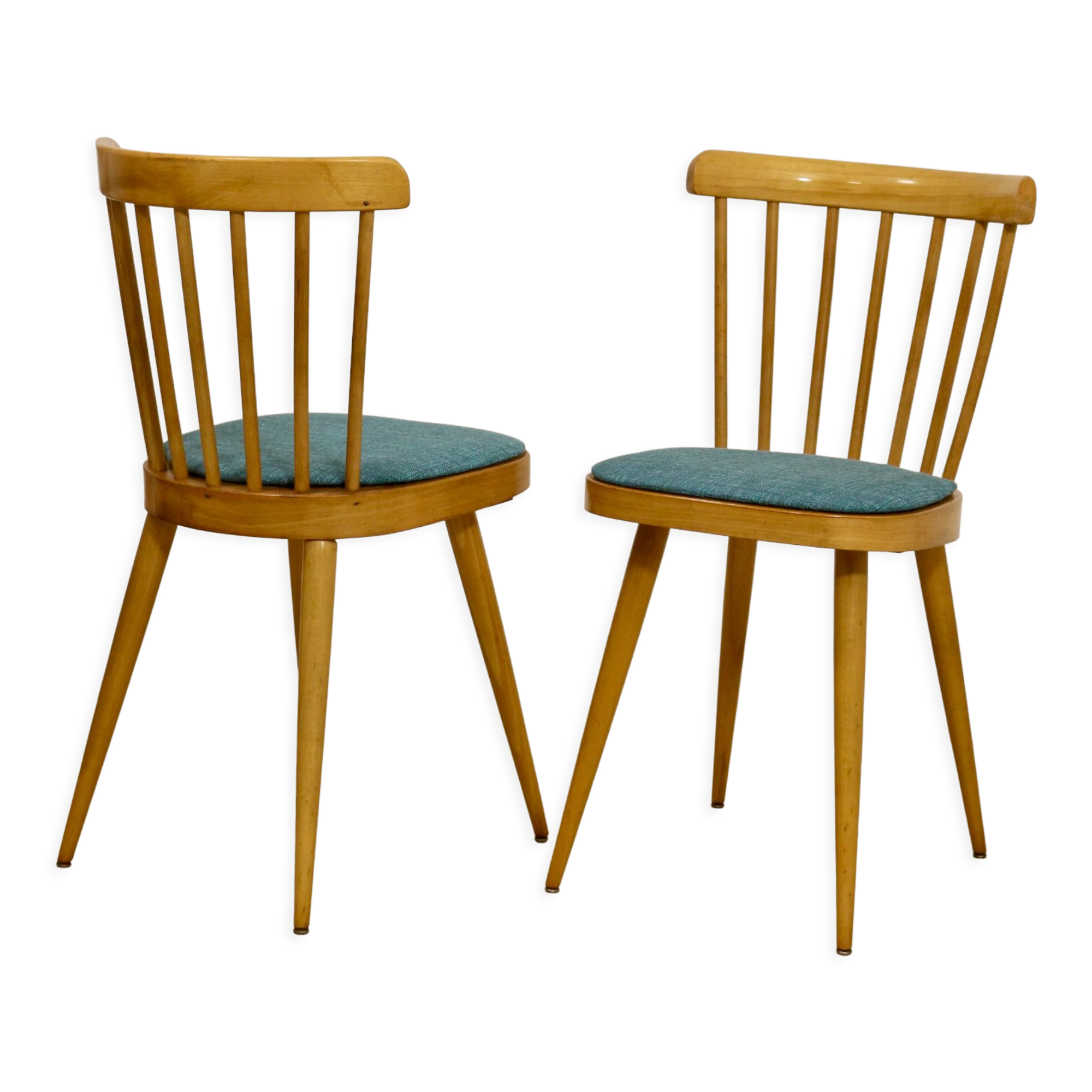 Set of 2 scandinavian chairs 1960