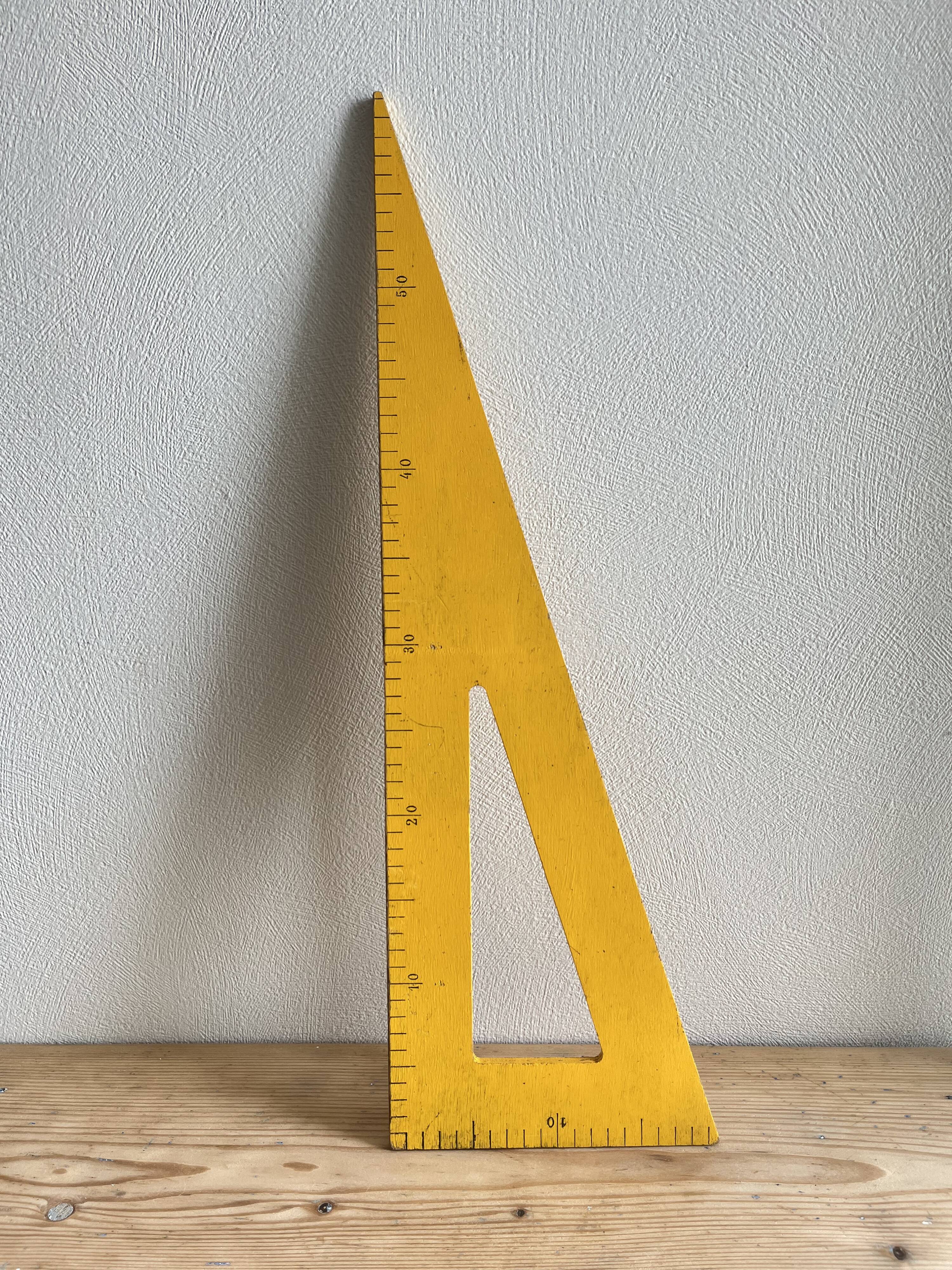 Vintage wooden school square