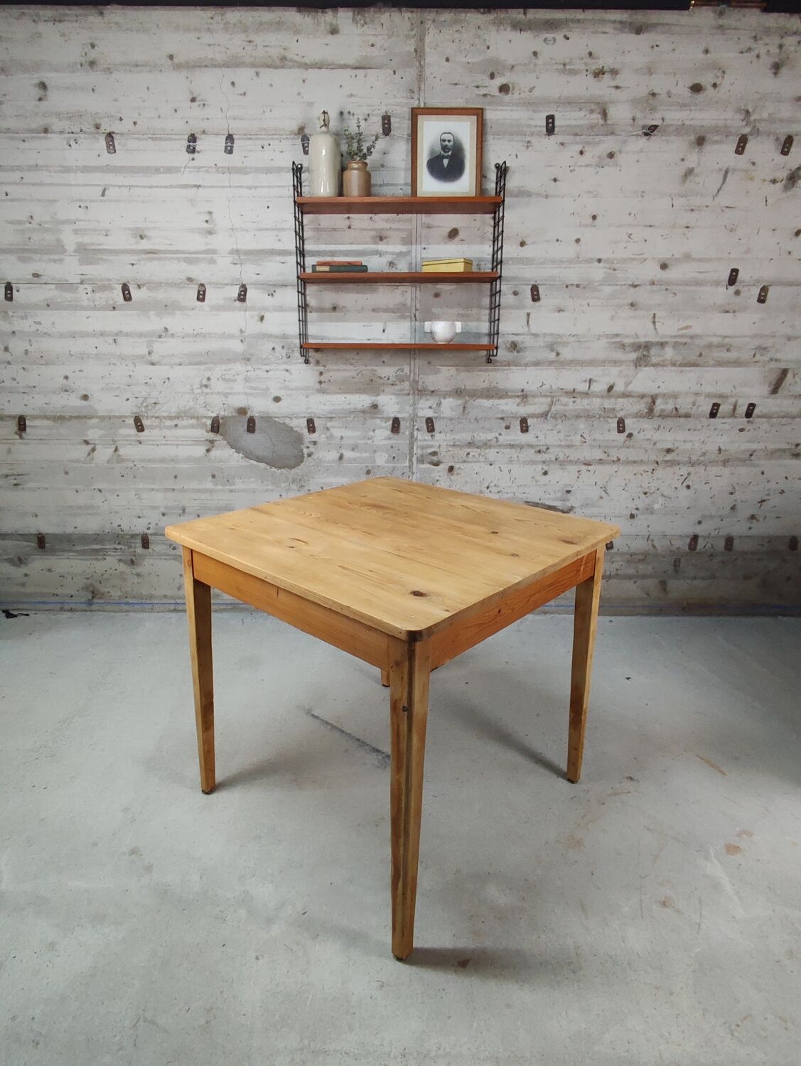 Square farmhouse table
