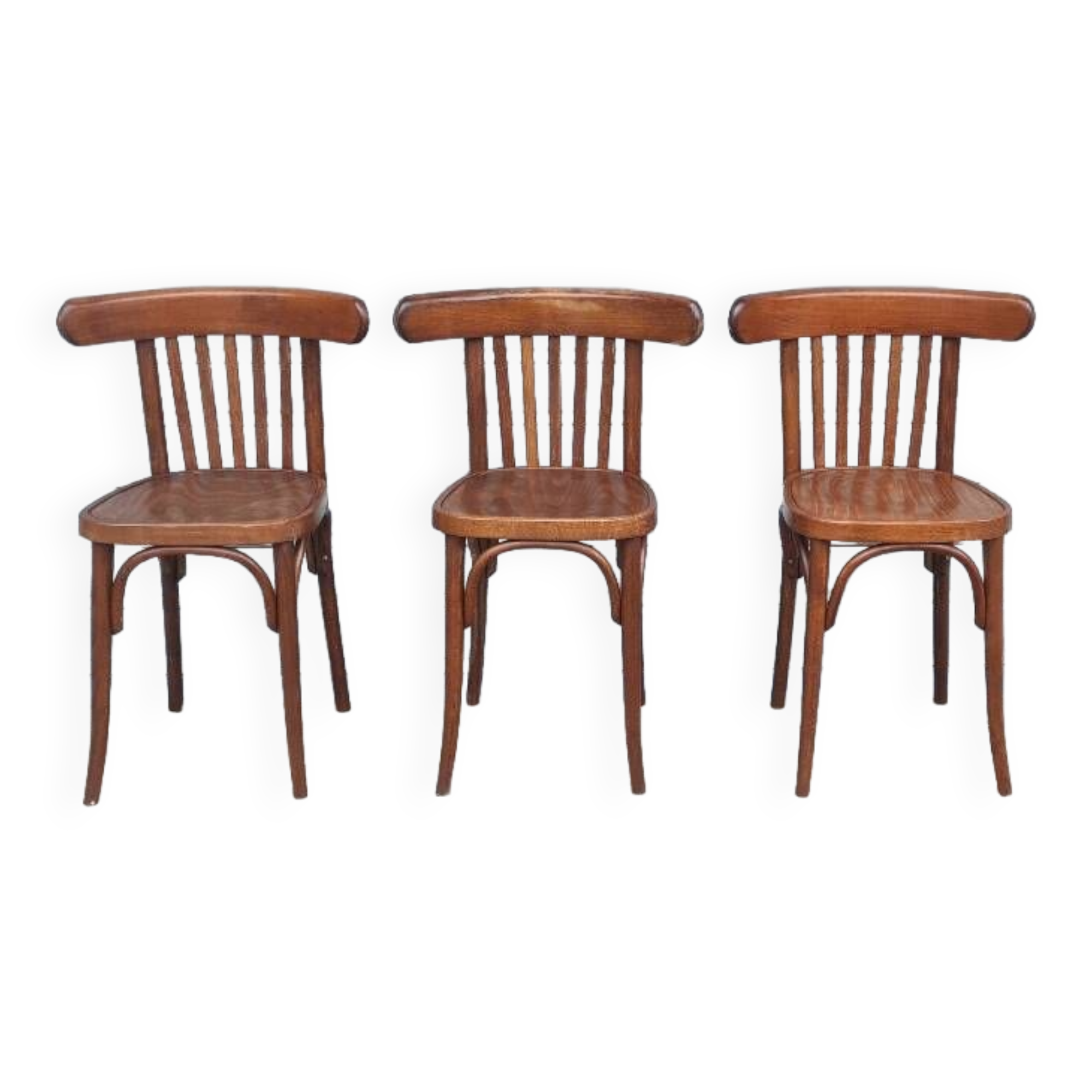 Set of 3 Baumann bistro chairs