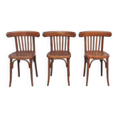 Set of 3 Baumann bistro chairs