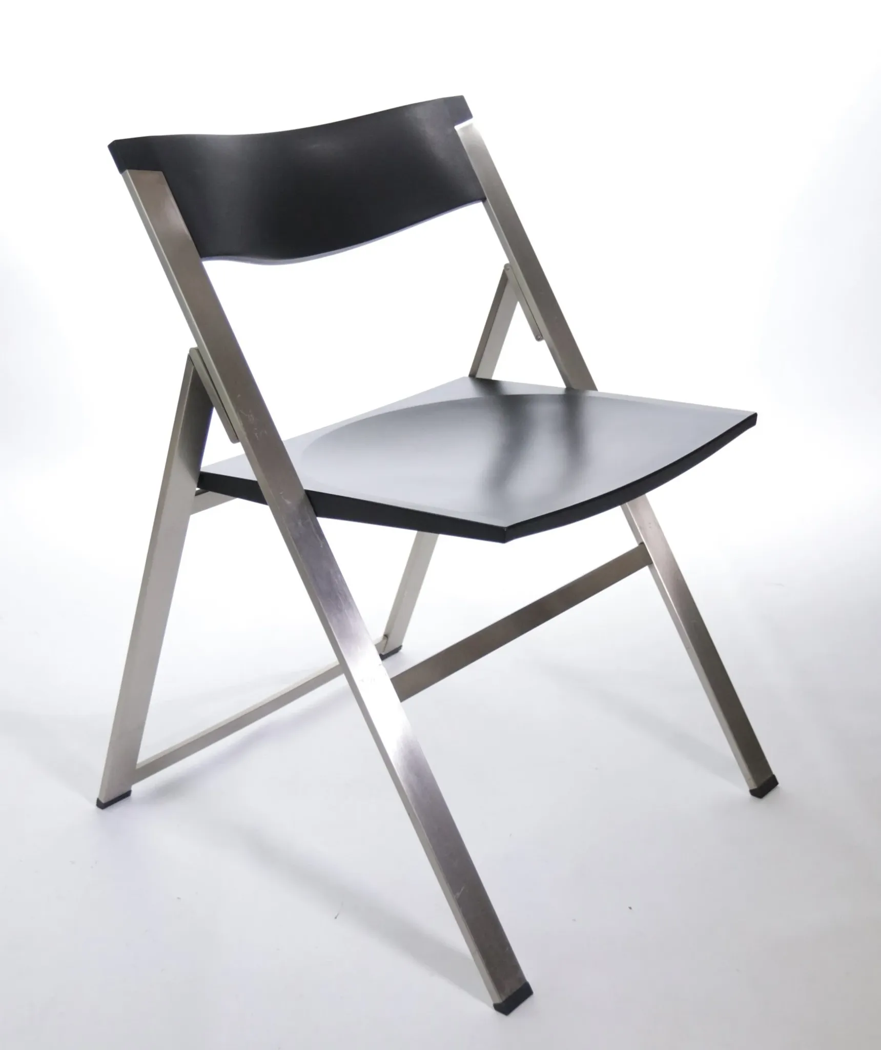 Set of six P08 folding chairs by Justus Kolberg for Tecno, Italy