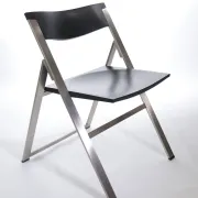 Set of six P08 folding chairs by Justus Kolberg for Tecno, Italy