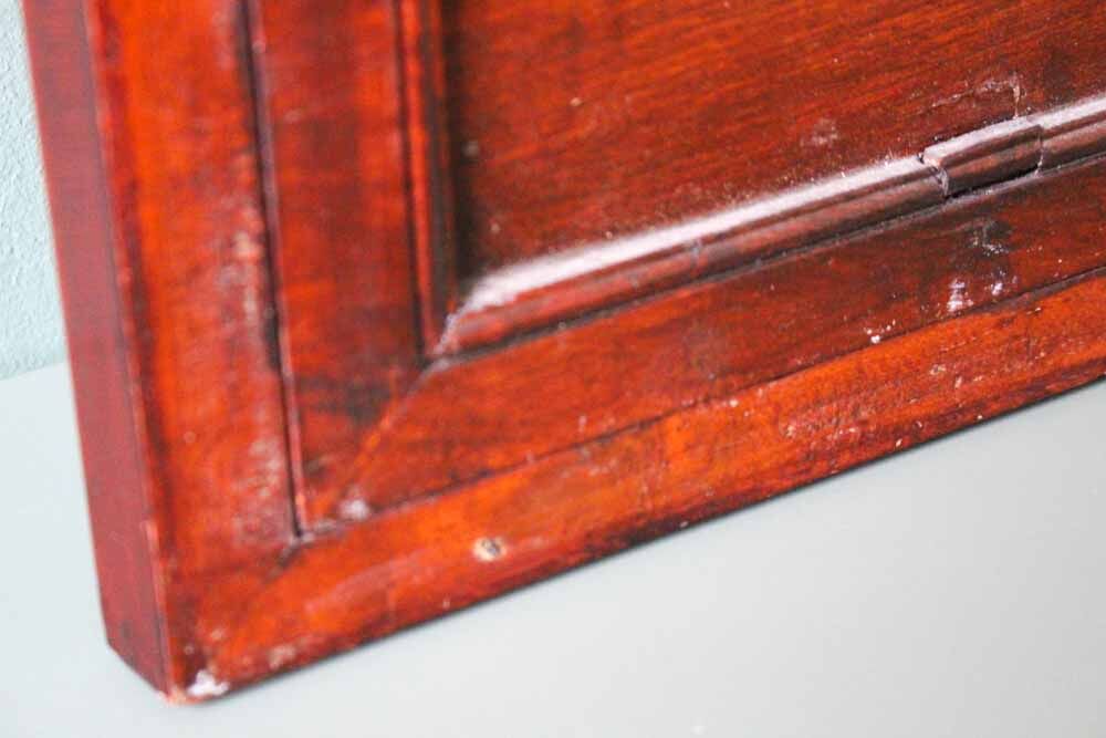 Antique asian painting on rice paper in high quality wood frames, c 1910s