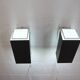 Pair of grey and white wall sconces by Preben Dahl for H. F. Belysning, 1960s