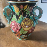 Vallauris Monaco vase signed Cerart