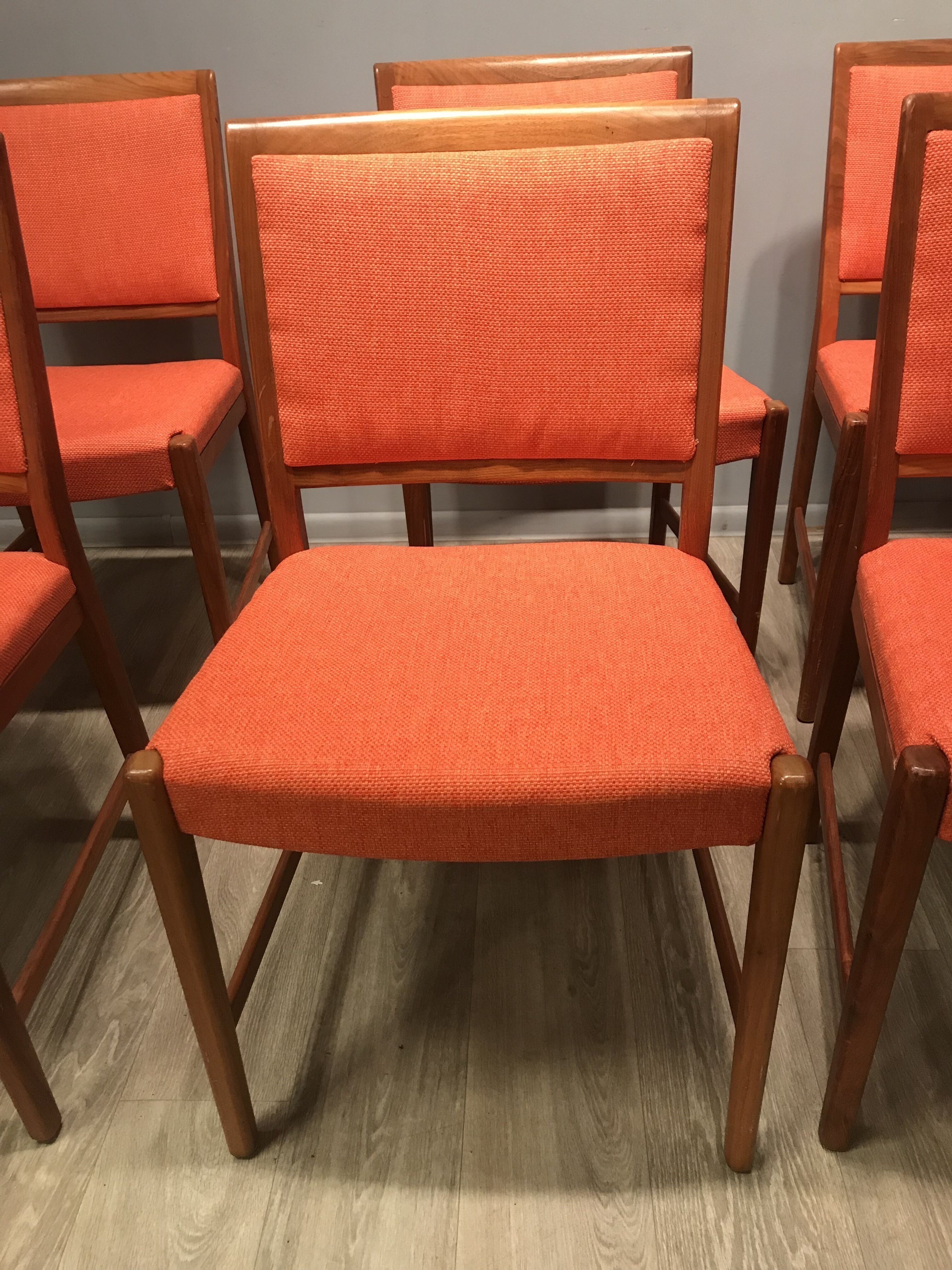 A Set Of Six Danish Chairs