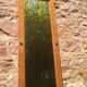 Bevelled mirror oak frame