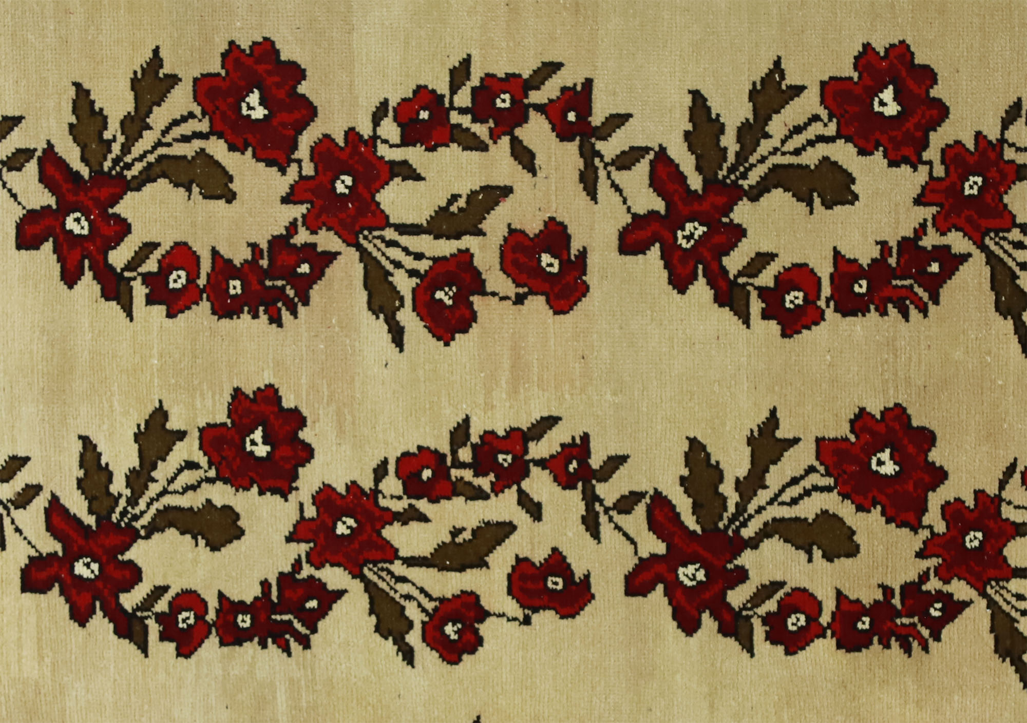 Anatolian handmade vintage rug 293 cm x 150 cm