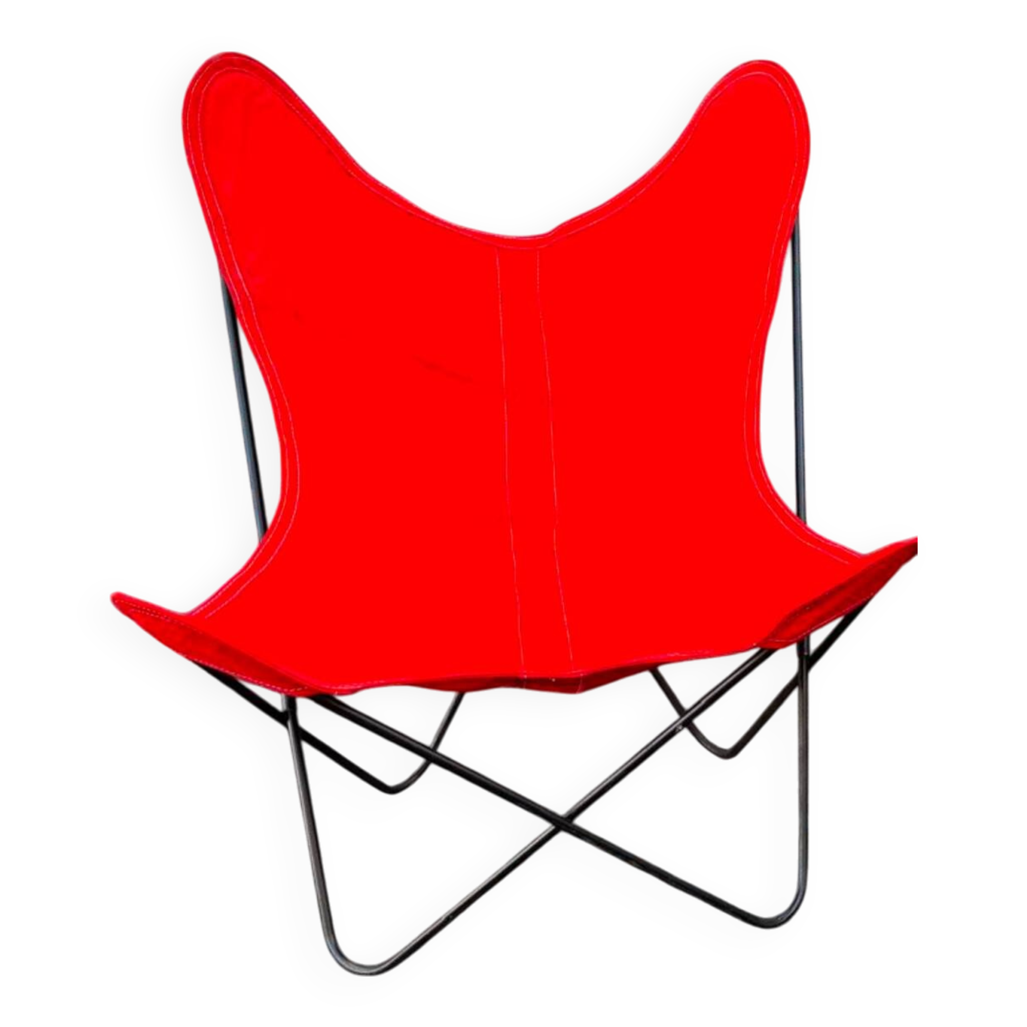 Vintage Butterfly BKF canvas and metal butterfly chair. 50s/60s