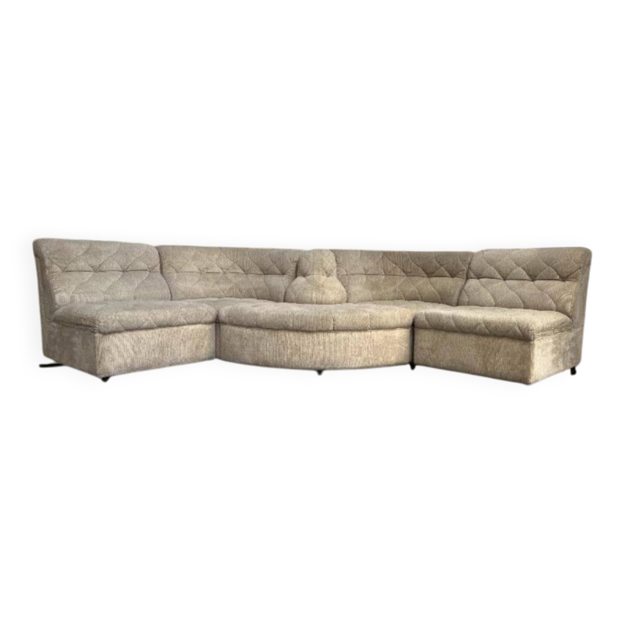 Canapé modulaire 5 pièces / salon vintage / fauteuil rétro